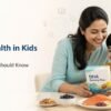 Parent and child learning about DHA for brain health and children's nutrition