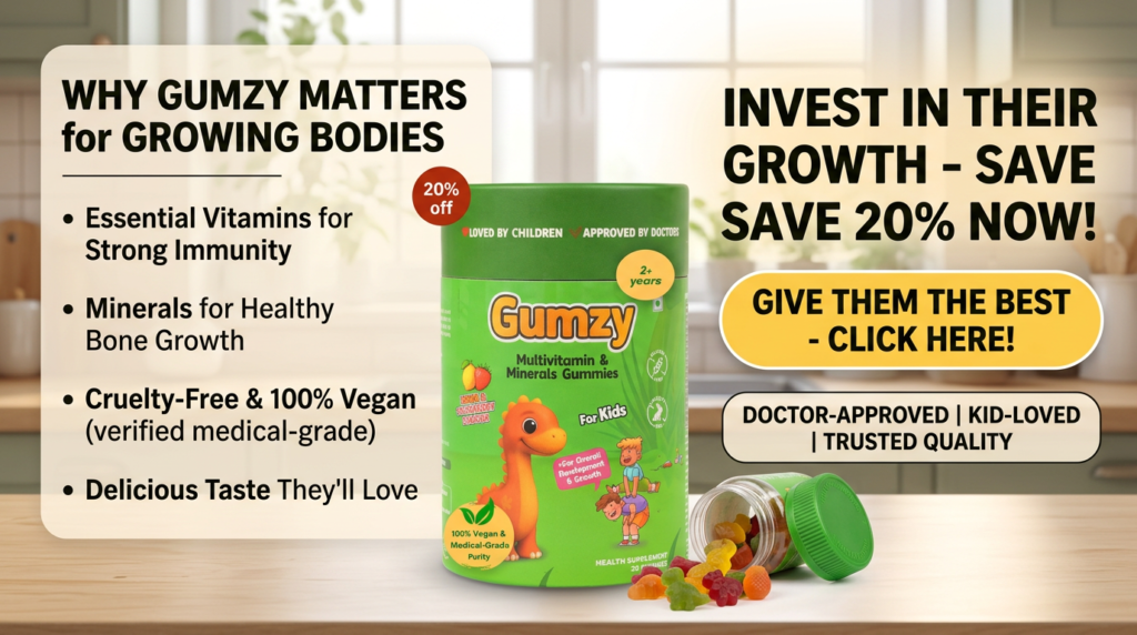 Gumzy parent-focused children's nutrition resources for healthy everyday eating habits